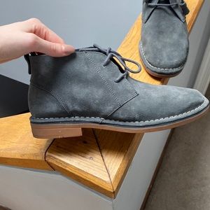 Hush puppies gray shoes